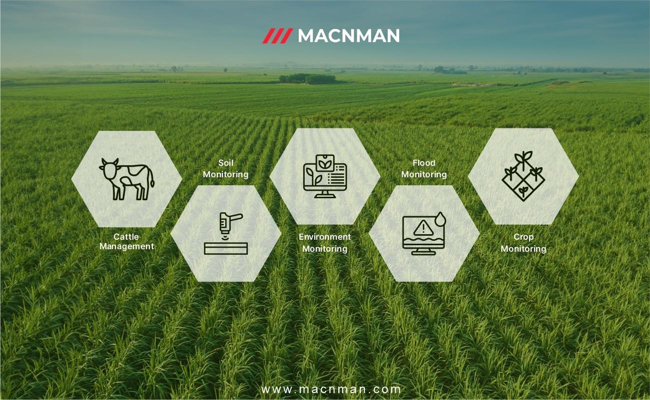 Uses of lorawan agriculture sensors