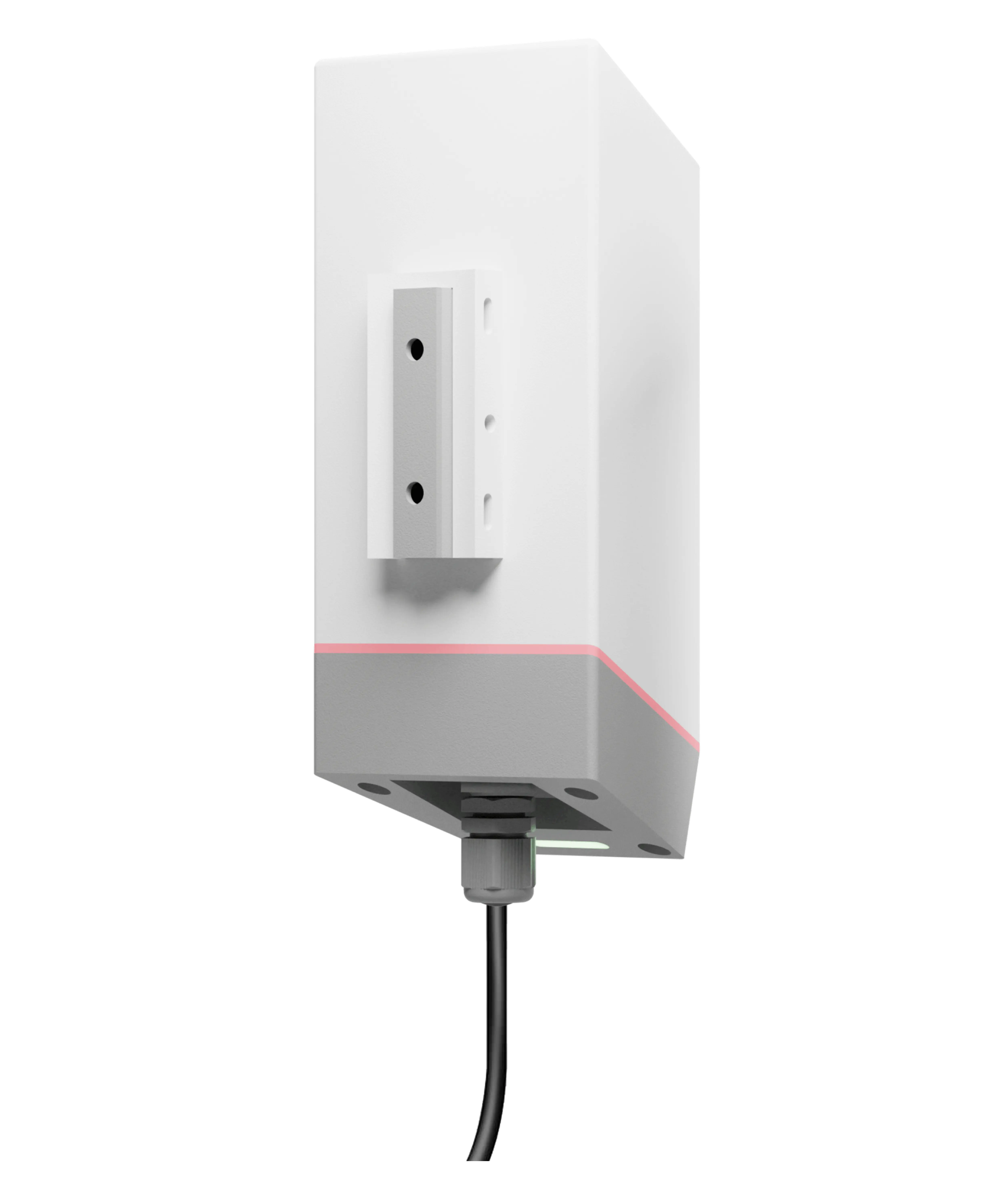 MacSync-L-GSX2 back view showing industrial connectors and wall-mount support