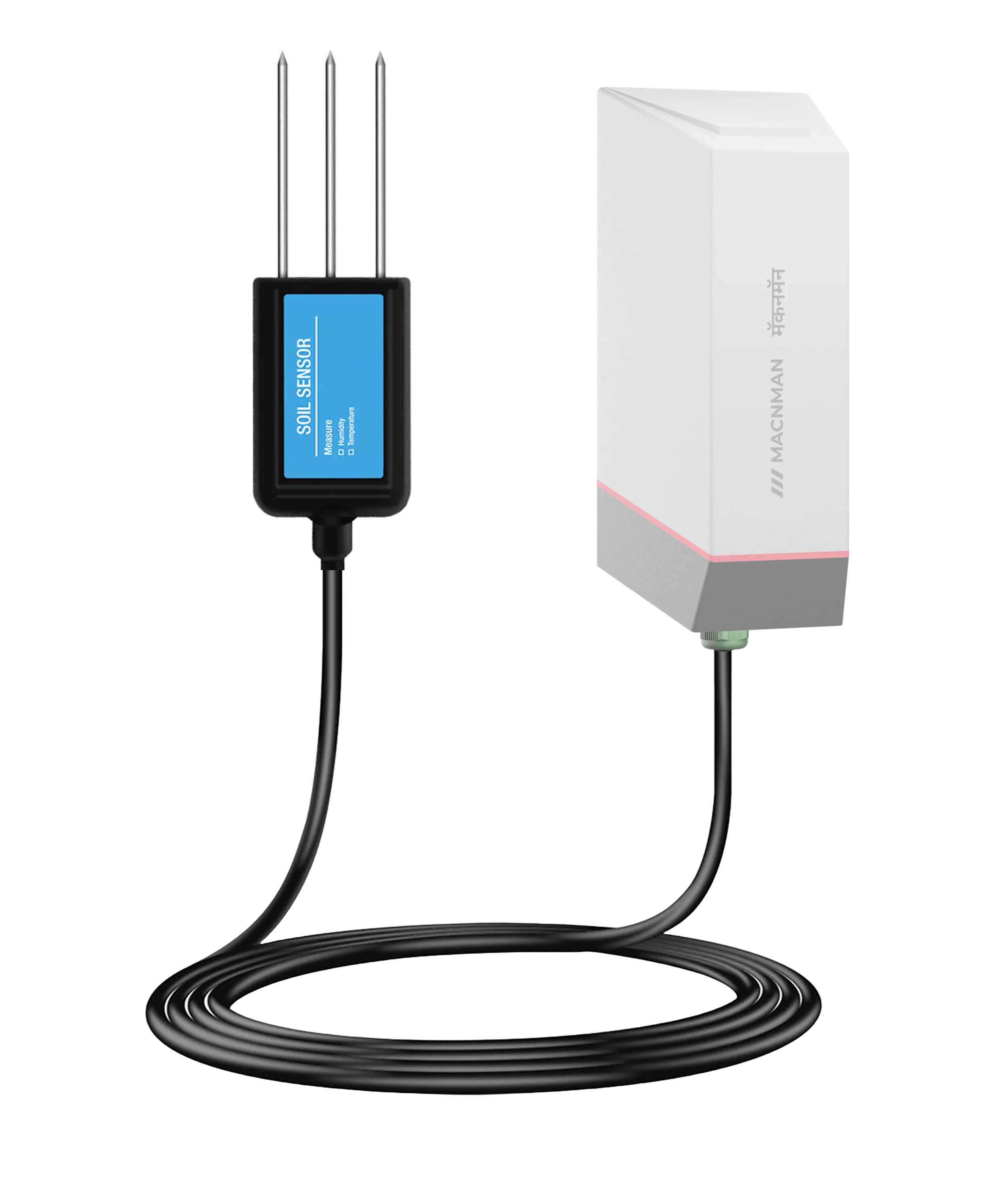 macsync lssx advanced lorawan soil sensor front view for precision agriculture