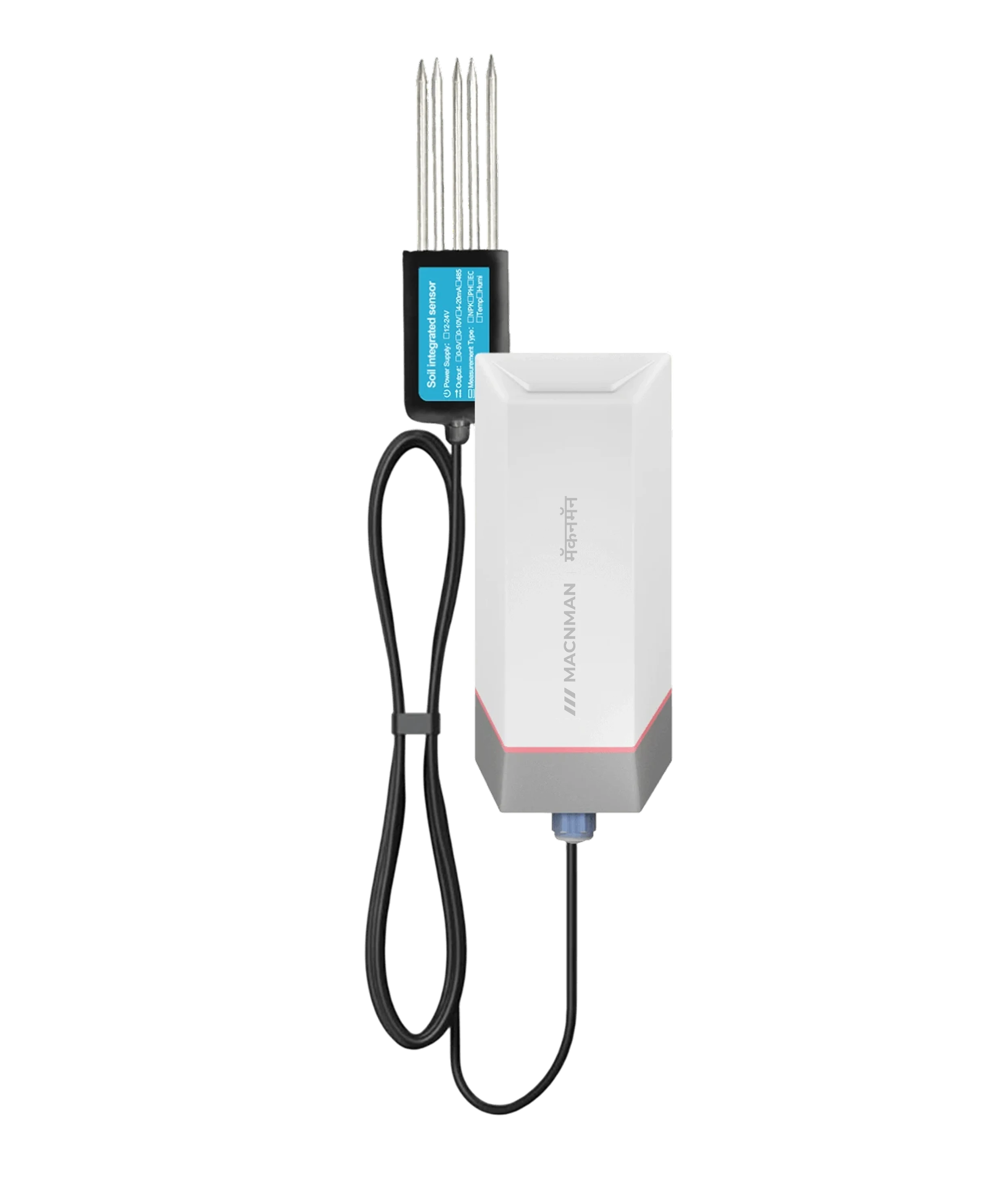 side profile of macsync lssx lorawan soil health monitoring sensor